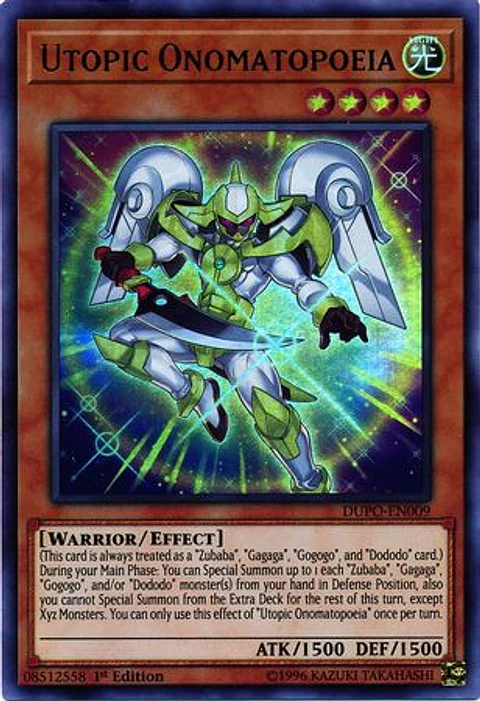 Utopic Onomatopoeia - DUPO-EN009 - Ultra Rare 