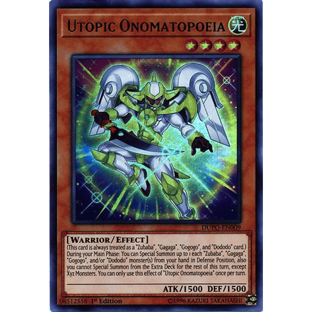 Utopic Onomatopoeia - DUPO-EN009 - Ultra Rare 