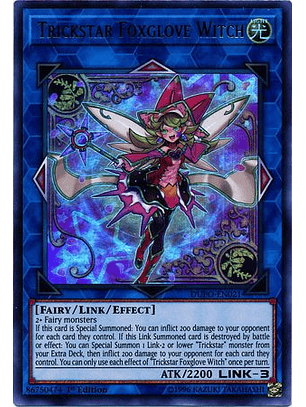 Trickstar Foxglove Witch - DUPO-EN021 - Ultra Rare 