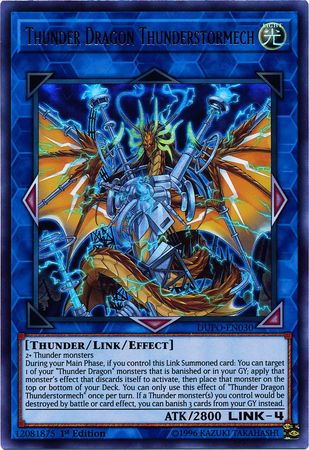 Thunder Dragon Thunderstormech - DUPO-EN030 - Ultra Rare 1