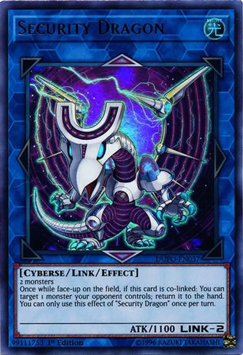 Security Dragon - DUPO-EN037 - Ultra Rare 