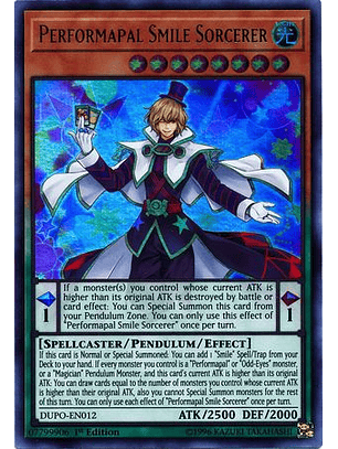 Performapal Smile Sorcerer - DUPO-EN012 - Ultra Rare