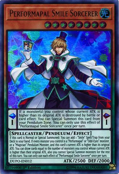 Performapal Smile Sorcerer - DUPO-EN012 - Ultra Rare
