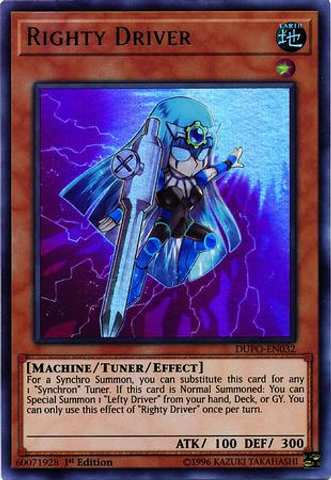 Righty Driver - DUPO-EN032 - Ultra Rare