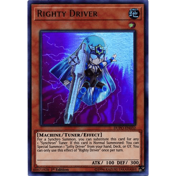Righty Driver - DUPO-EN032 - Ultra Rare