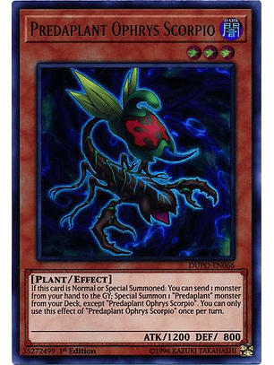 Predaplant Ophrys Scorpio - DUPO-EN066 - Ultra Rare