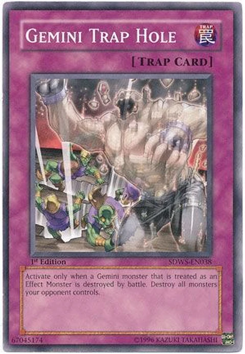 Gemini Trap Hole - SDWS-EN038 - Common