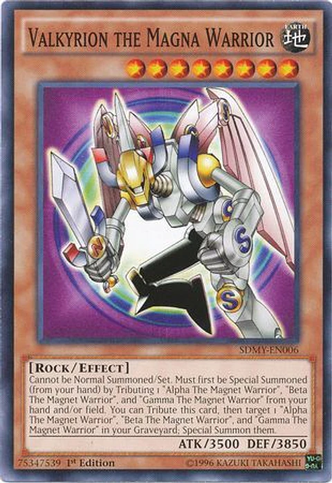 Valkyrion the Magna Warrior - SDMY-EN006 - Common