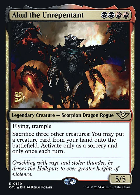 Akul the Unrepentant - OTJ - R 