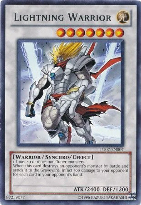 Lightning Warrior - TU07-EN007 - Rare (español)