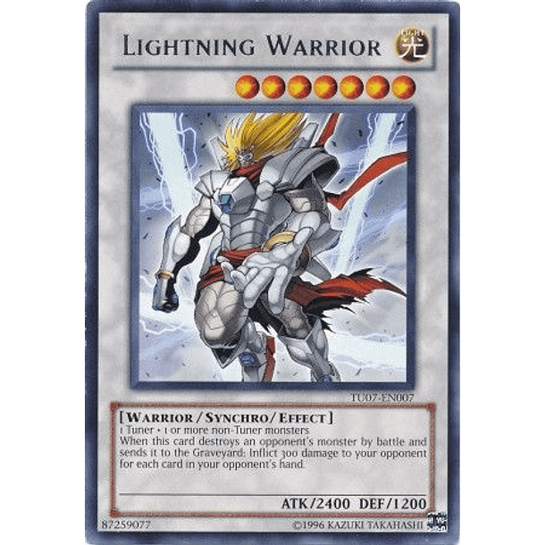 Lightning Warrior - TU07-EN007 - Rare (español)