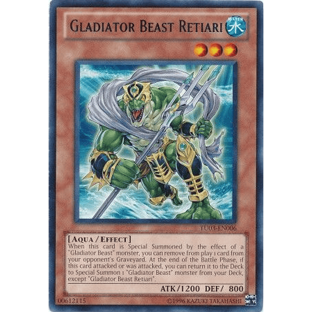 Gladiator Beast Retiari - TU03-EN006 - Rare
