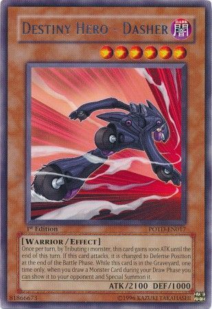 Destiny Hero - Dasher - POTD-EN017 - Rare 1