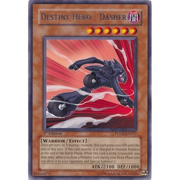 Destiny Hero - Dasher - POTD-EN017 - Rare
