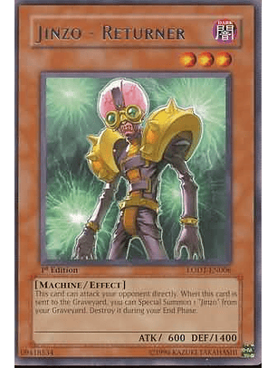Jinzo - Returner - LODT-EN006 - Rare