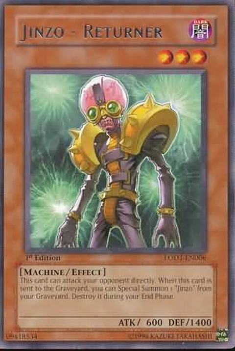 Jinzo - Returner - LODT-EN006 - Rare