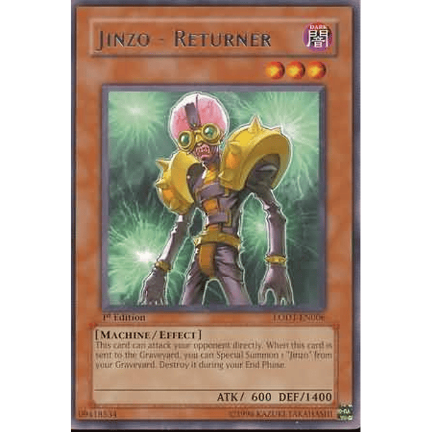 Jinzo - Returner - LODT-EN006 - Rare