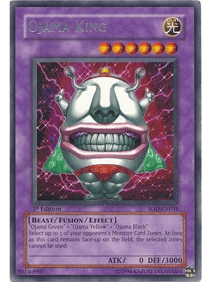 Ojama King - SOD-EN034 - Rare 
