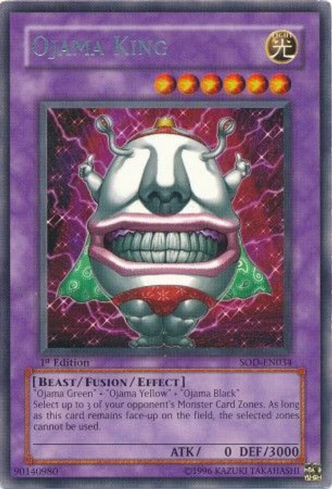 Ojama King - SOD-EN034 - Rare 