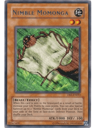 Nimble Momonga - DB1-EN051 - Rare