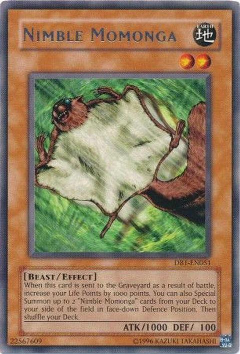 Nimble Momonga - DB1-EN051 - Rare