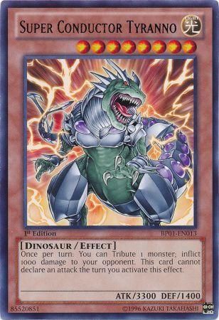Super Conductor Tyranno - BP01-EN013 - Rare 1