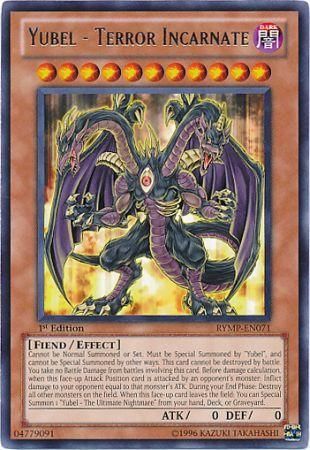 Yubel - Terror Incarnate - RYMP-EN071 - Rare 1