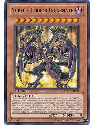 Yubel - Terror Incarnate - RYMP-EN071 - Rare
