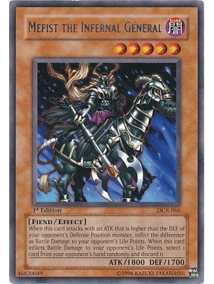 Mefist the Infernal General - DCR-066 - Rare