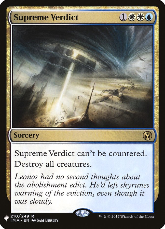 Supreme Verdict - PLST - R  1