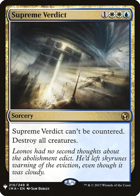 Supreme Verdict - PLST - R 