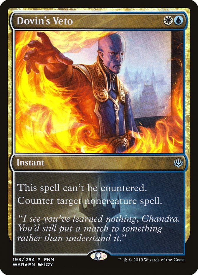 Dovin's Veto - WAR - U  2