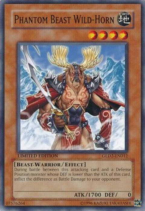 Phantom Beast Wild-Horn - GLD2-EN012 - Common