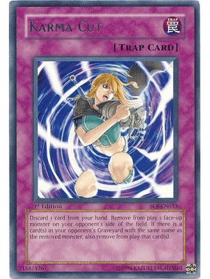 Karma Cut - SOI-EN053 - Rare 