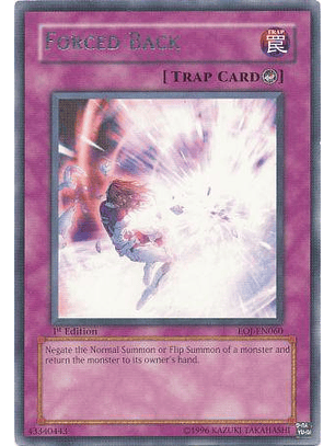 Forced Back - EOJ-EN060 - Rare