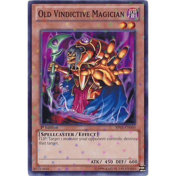 Old Vindictive Magician - BP01-EN060 - Starfoil Rare