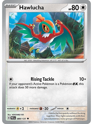 Hawlucha - 089/131 - Uncommon PRE