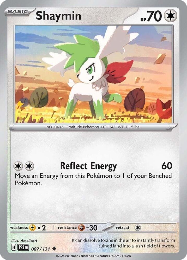 Shaymin - 087/131 - Uncommon - PRE  1