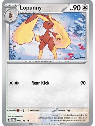 Lopunny - 084/131 - Common - PRE 