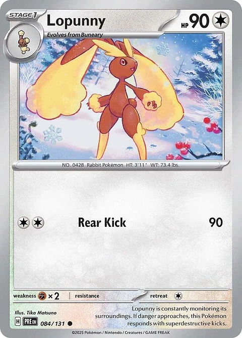 Lopunny - 084/131 - Common - PRE 