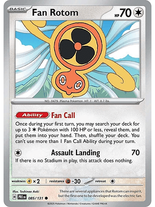 Fan Rotom - 085/131 - Common - PRE 