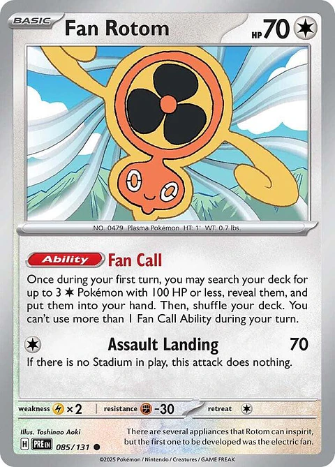Fan Rotom - 085/131 - Common - PRE 