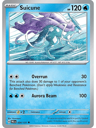 Suicune - 024/131 - Uncommon - PRE 