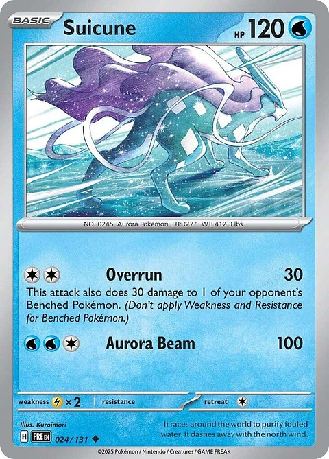 Suicune - 024/131 - Uncommon - PRE 