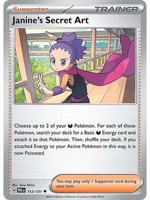Janine's Secret Art - 112/131 - Uncommon - PRE 