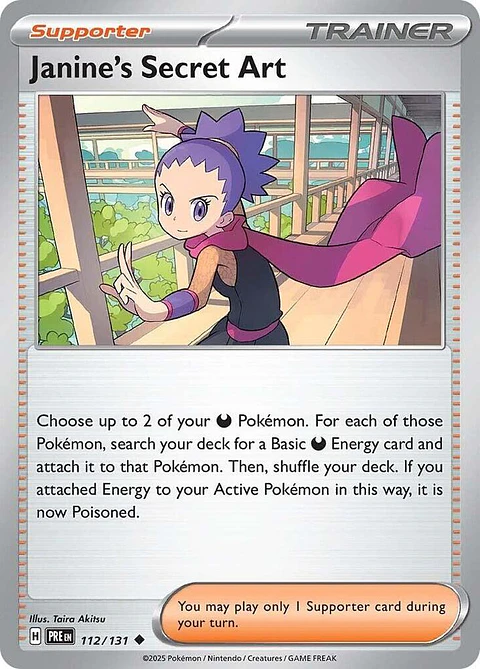 Janine's Secret Art - 112/131 - Uncommon - PRE 