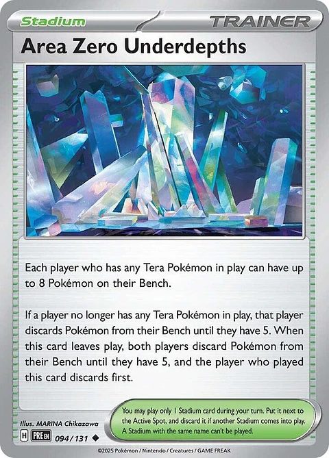 Area Zero Underdepths - 094/131 - Uncommon - PRE 