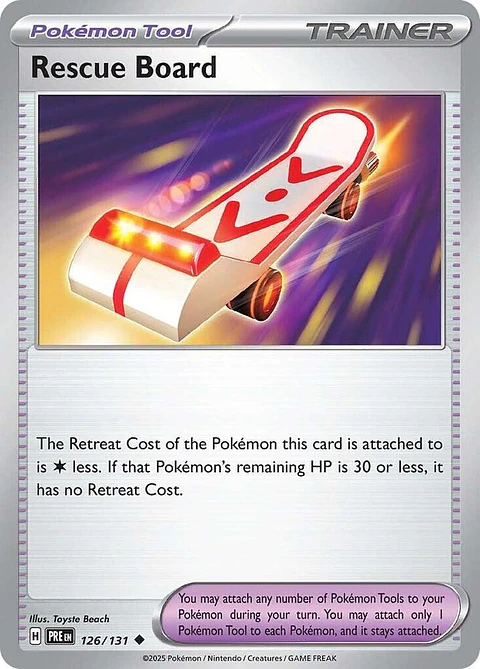 Rescue Board - 126/131 - Uncommon - PRE 