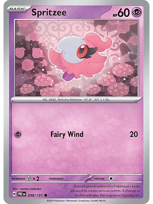 Spritzee - 038/131 - Common - PRE 