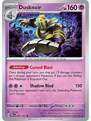 Dusknoir - 037/131 - Holo Rare - PRE